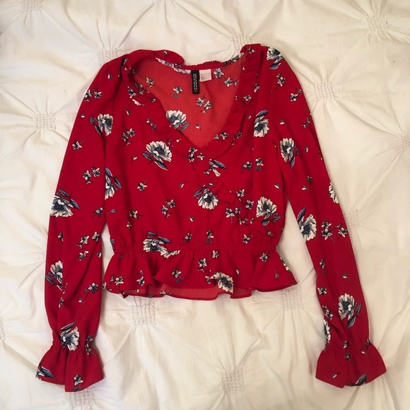 H&M floral shirt - Picture 1 of 3